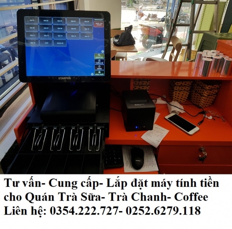 Chuyên bán máy tính tiền giá rẻ Tại Bình Thuận cho quán Trà Chanh