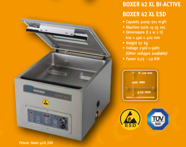 Máy đóng gói chân không để bàn Boxer 42 XL Bi-Active chính hãng