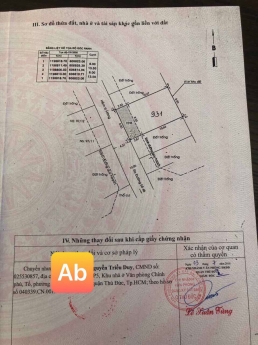 Bán lô đất gần siêu thị Giga Maill đường số 48 phường hiệp bình chánh ngang 8m
