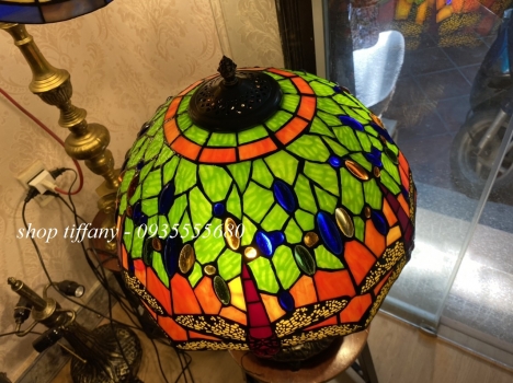 Đèn Bàn Tiffany Hoạ Tiết Chuồn Chuồn.
