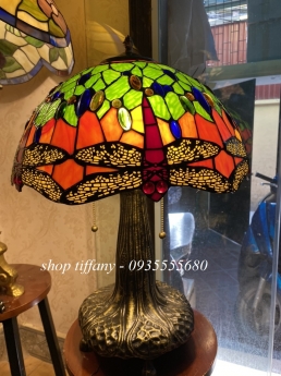 Đèn Bàn Tiffany Hoạ Tiết Chuồn Chuồn.