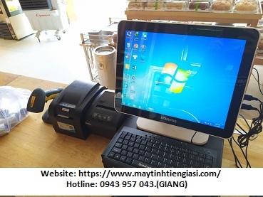 Combo tính tiền mô hình shop, tạp hóa giá rẻ tại Bình Dương