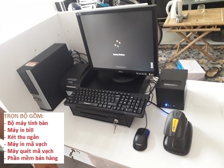 Combo tính tiền mô hình shop, tạp hóa giá rẻ tại Bình Dương