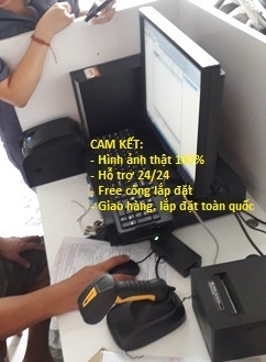 Combo tính tiền mô hình shop, tạp hóa giá rẻ tại Bình Dương