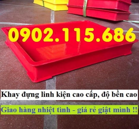 Khay nhựa BL006, hộp nhựa BL006, khay nhựa đựng ốc vít nhỏ, khay nhựa đựng linh kiện, khay nhựa đựng