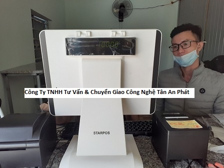 Trà chanh phố núi An Giang mua full thiết bị tính tiền giá rẻ