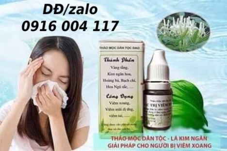 Trị dứt điểm VIÊM XOANG, VIÊM MŨI DỊ ỨNG, VIÊM TAI GIỮA...