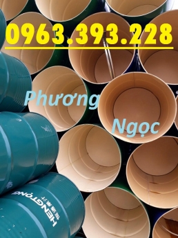 Thùng phuy sắt nắp mở, thùng phuy sắt 220L, thùng phuy có đai khóa, thùng phuy nắp to