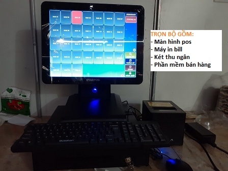 Sóc Trăng bán combo máy tính tiền quán ăn, quán nhậu, cafe giá rẻ