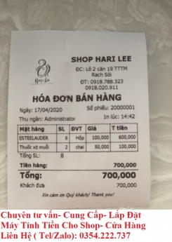 Thanh lý máy tính tiền cho Shop- Cửa hàng tại Bình Thuận giá rẻ