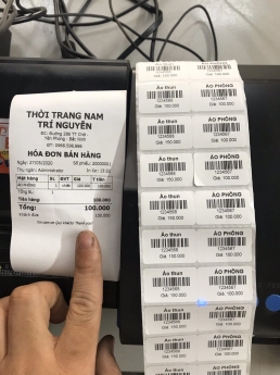 Bán bộ máy tính tiền cảm ứng giá rẻ cho shop Tuy Hòa