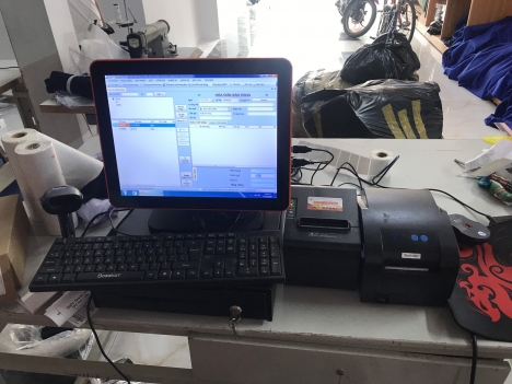 Bán bộ máy tính tiền cảm ứng giá rẻ cho shop tại Phú Yên 