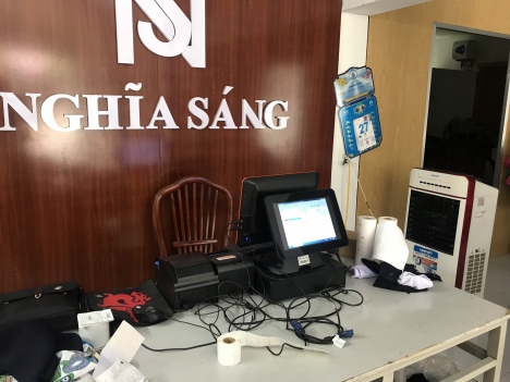 Bán bộ máy tính tiền cảm ứng giá rẻ cho shop Tuy Hòa