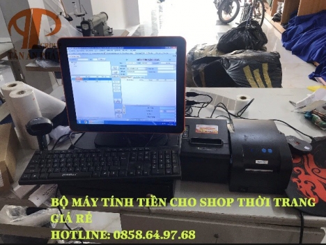 Bán bộ máy tính tiền cảm ứng giá rẻ cho shop Tuy Hòa