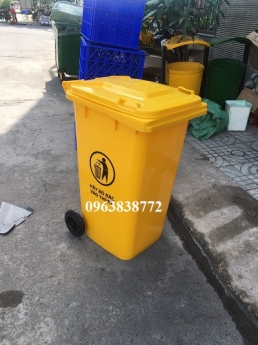 Thùng rác 240 lít nhựa hdpe