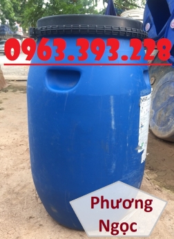 Thùng phuy nhựa nắp mở, thùng phuy đựng thực phẩm, thùng phuy đựng hóa chất