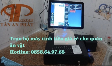 Phú Yên bán bộ máy tính tiền giá rẻ cho quán ăn vặt