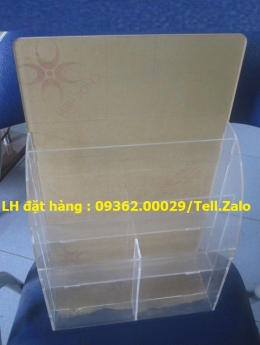 Kệ đựng tài liệu để bàn , kệ đựng catalog mica