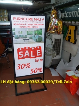 Cung cấp, giao hàng tại nhà sản phẩm Standee chân sắt, Standee chữ X, Standee mô hình