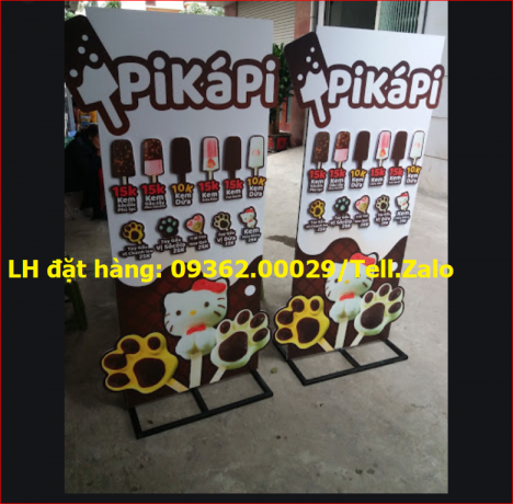 Cung cấp, giao hàng tại nhà sản phẩm Standee chân sắt, Standee chữ X, Standee mô hình
