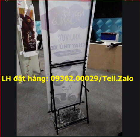 Cung cấp, giao hàng tại nhà sản phẩm Standee chân sắt, Standee chữ X, Standee mô hình