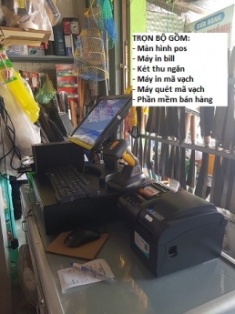 Combo thiết bị tính tiền cho tạp hóa, shop giá rẻ tại Hà Nội