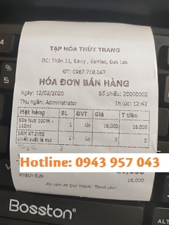 Combo thiết bị tính tiền cho tạp hóa, shop giá rẻ tại Hà Nội