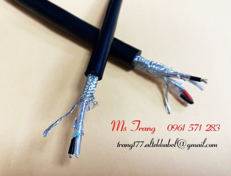 Cáp tín hiệu vặn xoắn chống nhiễu chuẩn rs485