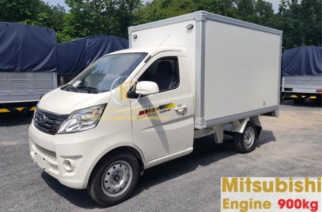 Tera 100 thùng kín composite tải trọng 900kg máy mitsubishi