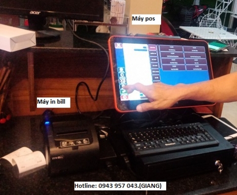 Lắp đặt bộ thiết bị tính tiền cảm ứng giá rẻ cho mô hình café tại Bạc Liêu