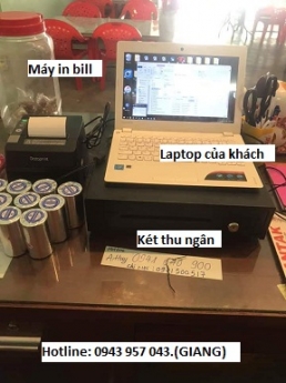Máy in tặng phần mềm cho quán cafe, tea giá rẻ tại Đồng Nai