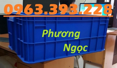 Thùng nhựa HS017, sóng nhựa bít HS017, thùng nhựa đặc có nắp,