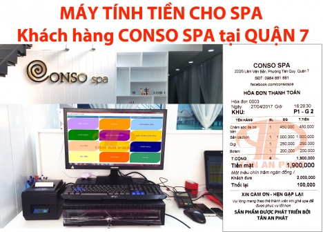 Chuyên máy tính tiền ăn cho SPA tại Bình Thuận giá rẻ