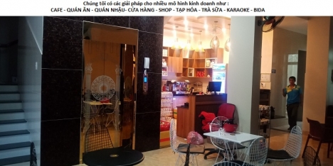 Setup máy tính tiền cho quán tea giá rẻ tại Vĩnh Long