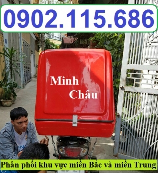 Thùng giao cơm văn phòng, thùng chở cơm hộp, thùng giao pizza, thùng giao trà sữa, thùng chở hàng đô