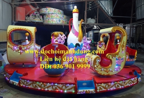 xe lửa ,đu quay ngựa ,thiên đạp vịt ,mâm xoay , thú nhún