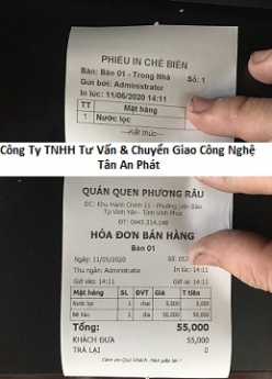 Combo máy tính tiền giá rẻ cho quán lẩu, quán nướng tại Hậu Giang