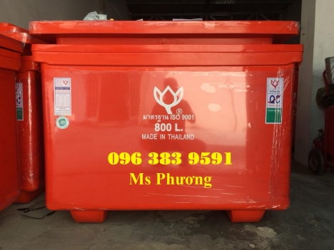 Bán thùng đá thái lan 800l hiệu bông sen giữ lạnh tốt