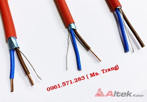 Cáp chống cháy, báo cháy 2x1.5 FR- Altek Kabel