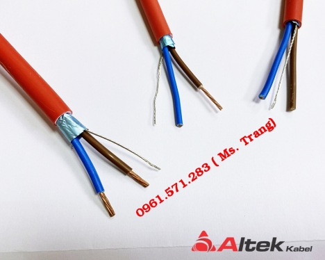 Cáp chống cháy, báo cháy 2x1.5 FR- Altek Kabel