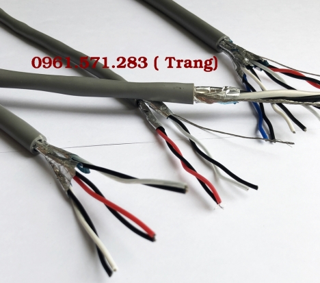 Cáp tín hiệu vặn xoắn 1pr18awg, 2pr18awg, 3pr18awg, 4pr18awg