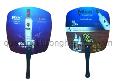 Quạt nhựa quảng cáo in ấn logo thương hiệu