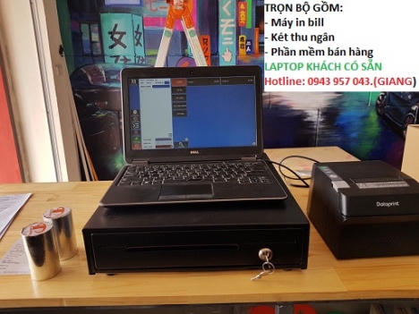 Máy in kèm phần mềm giá rẻ setup tại trà chanh ngất TP HCM