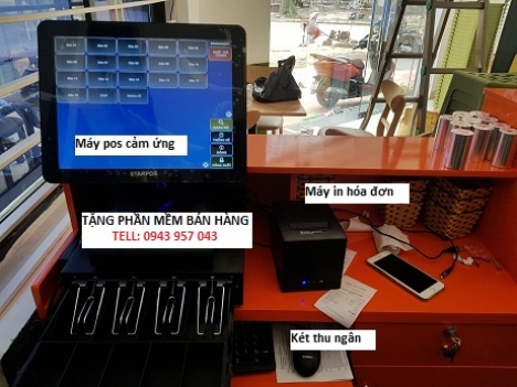 Máy tính tiền cho trà chanh, trà sữa giá rẻ tại Bình Dương