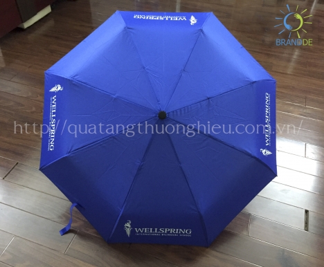 Sản xuất và phân phối Ô tự động 2 chiều gập 3 nhỏ gọn(in ấn logo theo yêu cầu)