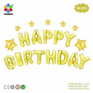 Set Bong Bóng Trang Trí Sinh Nhật SB-001