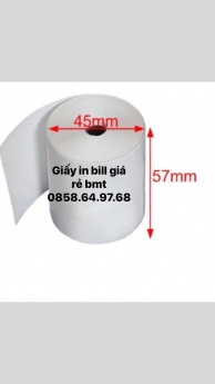 Bán giấy in nhiệt in hóa đơn K57, K80 giá rẻ tại BMT