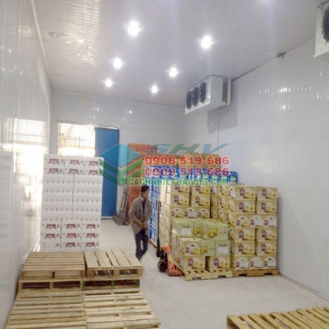Thi công phòng sạch kho bảo quản trái cây