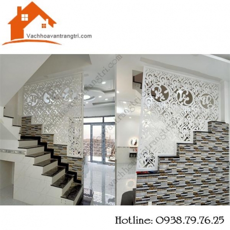 Vách ngăn cnc cầu thang ngăn phòng bếp và phòng có đẹp không