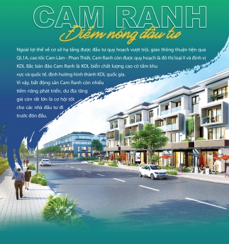 Chỉ 500 triệu sở hữu ngay 1 lô đất đẹp, tiềm năng phát triển bậc nhất khu vực Cam Lâm